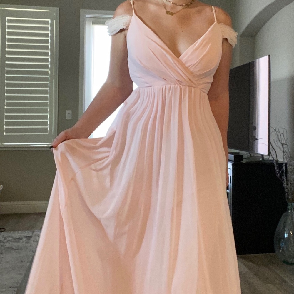 Size Medium light pink Pageant/ Prom dress